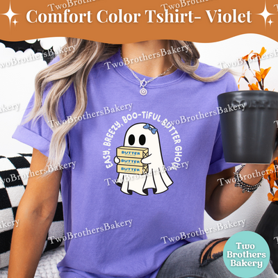 Boo-tiful Butter Ghoul, Halloween Baking Tee, Spooky Cute Fall Apparel, Butter Lover, Butter Tshirt, Spooky Baker, Cute Halloween Baker