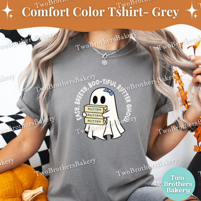 Boo-tiful Butter Ghoul, Halloween Baking Tee, Spooky Cute Fall Apparel, Butter Lover, Butter Tshirt, Spooky Baker, Cute Halloween Baker