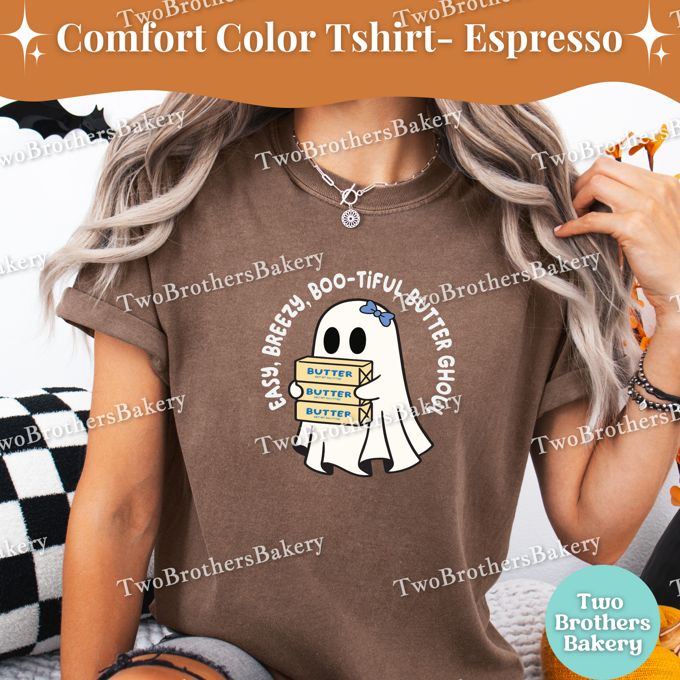 Boo-tiful Butter Ghoul, Halloween Baking Tee, Spooky Cute Fall Apparel, Butter Lover, Butter Tshirt, Spooky Baker, Cute Halloween Baker