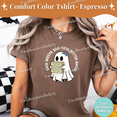 Boo-tiful Butter Ghoul, Halloween Baking Tee, Spooky Cute Fall Apparel, Butter Lover, Butter Tshirt, Spooky Baker, Cute Halloween Baker