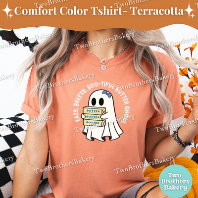 Boo-tiful Butter Ghoul, Halloween Baking Tee, Spooky Cute Fall Apparel, Butter Lover, Butter Tshirt, Spooky Baker, Cute Halloween Baker