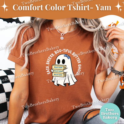 Boo-tiful Butter Ghoul, Halloween Baking Tee, Spooky Cute Fall Apparel, Butter Lover, Butter Tshirt, Spooky Baker, Cute Halloween Baker