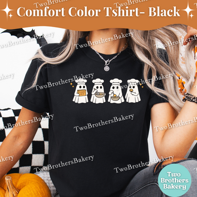 Halloween Ghost Shirt, Cute Spooky Baking Tee, Cake Pop Baker, Autumn Baking, Ghost Kitchen Crew, Halloween Baking Shirt, Cakepop Ghosts