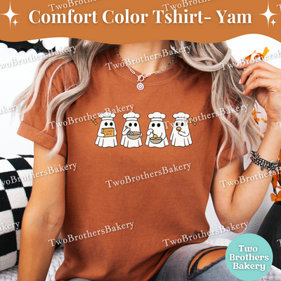 Halloween Ghost Shirt, Cute Spooky Baking Tee, Cake Pop Baker, Autumn Baking, Ghost Kitchen Crew, Halloween Baking Shirt, Cakepop Ghosts