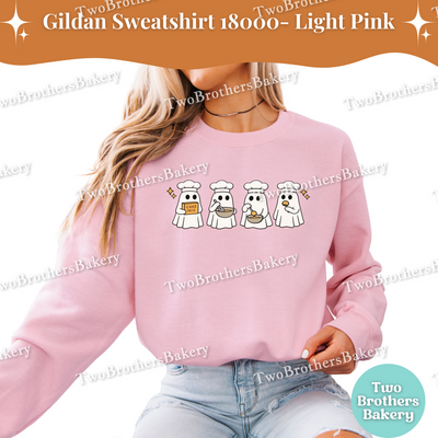Cake Pop Ghost Squad Sweatshirt, Cute Halloween Baking Crewneck, Spooky Ghost Bakers, Fall Baking Sweatshirt, Cakepop Baking Sweatshirt