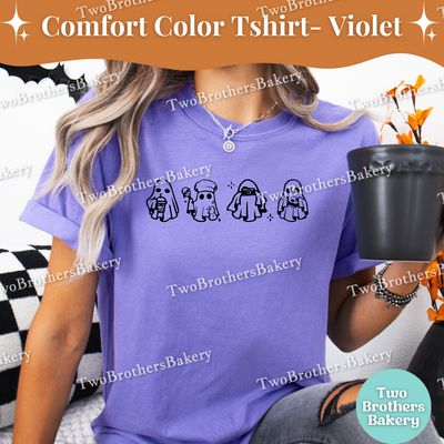 Halloween Ghost Shirt, Photography Videography Tee, Macaron Ghosts, Caffeine Fuel Tee, Spooky Baker, Content Creator Shirt, Autumn Ghost Tee