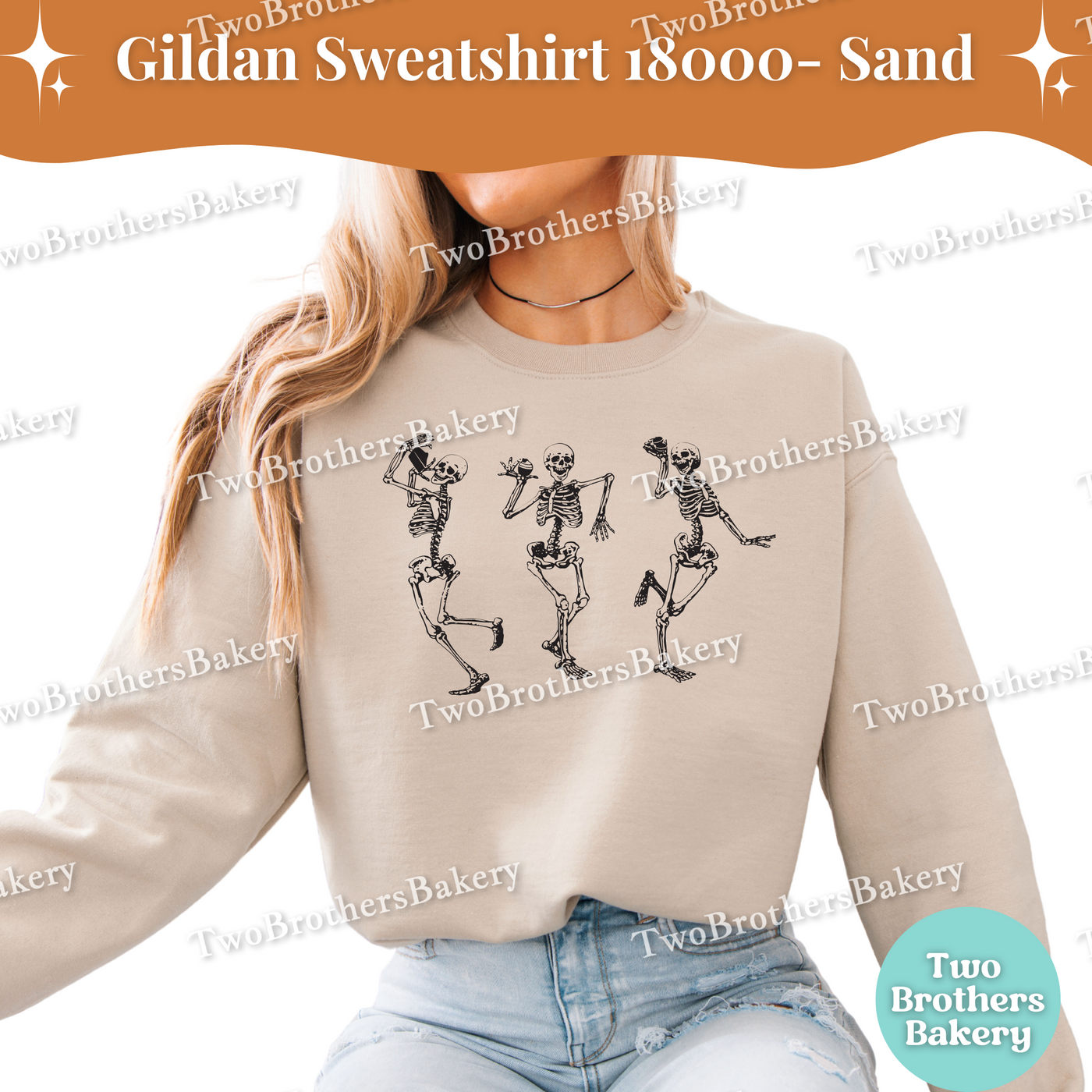 Dancing Skeleton Bakers Sweatshirt, Halloween Macaron, Cupcake & Cake Baking Crewneck, Spooky Fall Dessert Lover Shirt, Baking Skeletons
