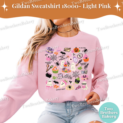 Halloween Baking Sweatshirt, Cute Ghost Bakers, Family Matching Fall Outfit, Spooky Baker Crewneck, Halloween Baking Crew, Haunted Bakery