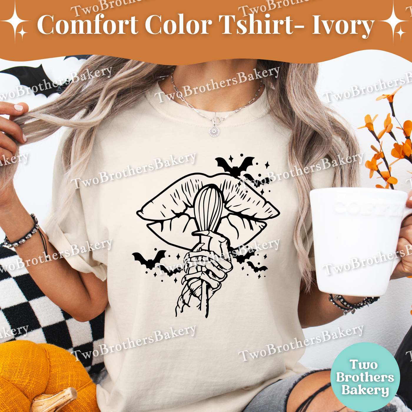 Halloween Baking Shirt, Goth Baker Tee, Skeleton Hand Whisk Shirt, Spooky Baking Shirt, Witch Kitchen Fall Tee, Kiss of Death tshirt