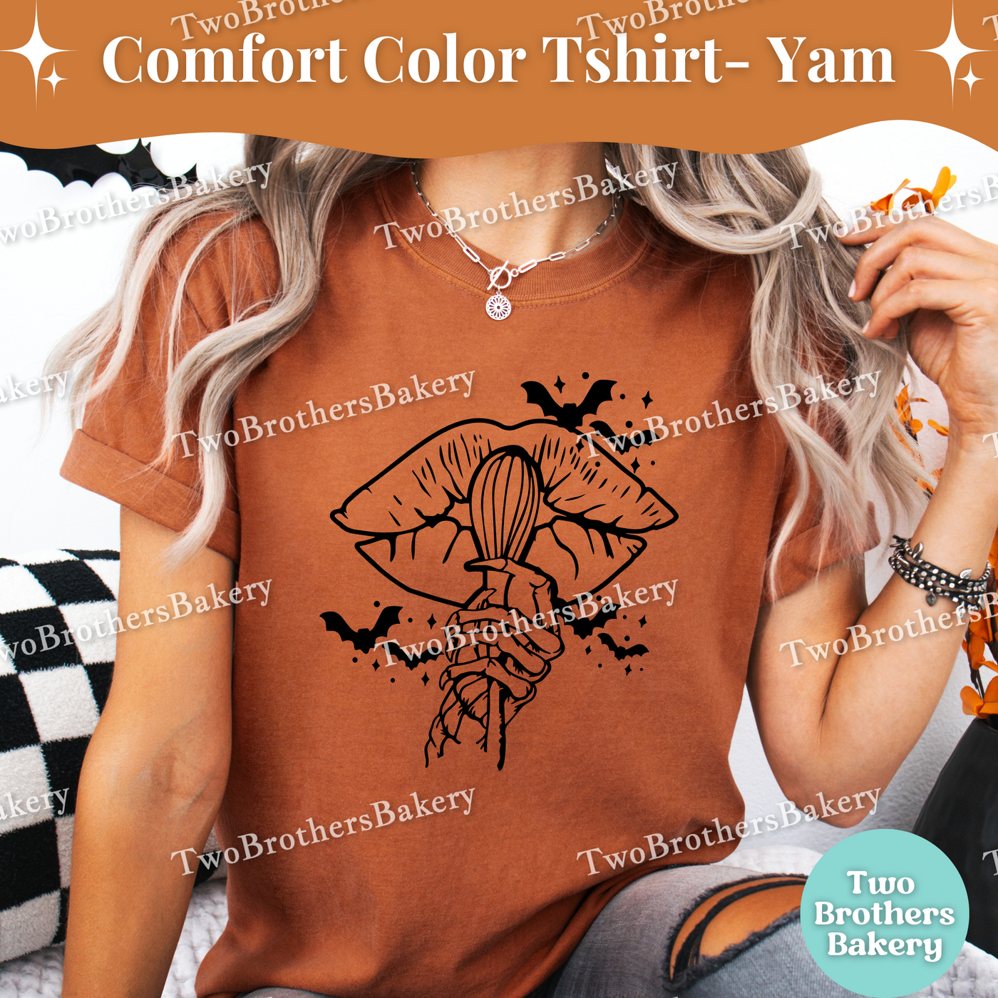 Halloween Baking Shirt, Goth Baker Tee, Skeleton Hand Whisk Shirt, Spooky Baking Shirt, Witch Kitchen Fall Tee, Kiss of Death tshirt