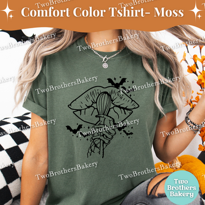 Halloween Baking Shirt, Goth Baker Tee, Skeleton Hand Whisk Shirt, Spooky Baking Shirt, Witch Kitchen Fall Tee, Kiss of Death tshirt
