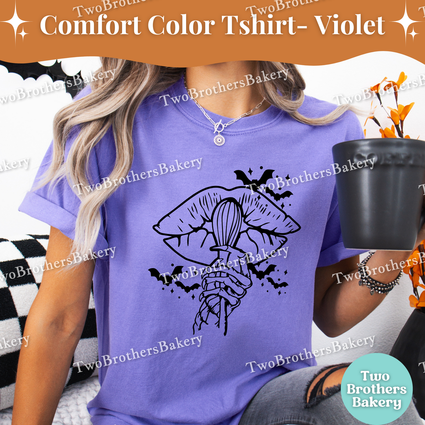 Halloween Baking Shirt, Goth Baker Tee, Skeleton Hand Whisk Shirt, Spooky Baking Shirt, Witch Kitchen Fall Tee, Kiss of Death tshirt