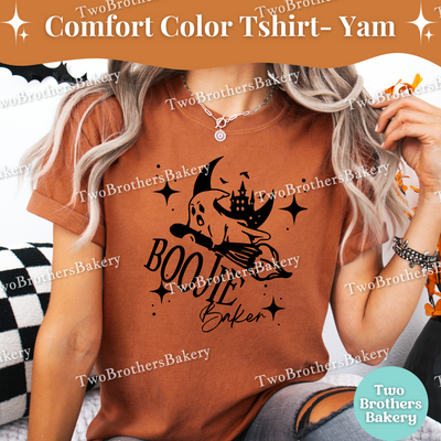 Boojie Baker Halloween Shirt, Ghost Baking Tee, Spooky Baker Gift, Cute Witchy Fall Baking T-Shirt, Halloween Baking Tee, Boojee Ghost