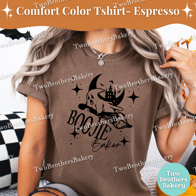 Boojie Baker Halloween Shirt, Ghost Baking Tee, Spooky Baker Gift, Cute Witchy Fall Baking T-Shirt, Halloween Baking Tee, Boojee Ghost