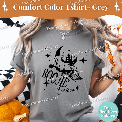Boojie Baker Halloween Shirt, Ghost Baking Tee, Spooky Baker Gift, Cute Witchy Fall Baking T-Shirt, Halloween Baking Tee, Boojee Ghost
