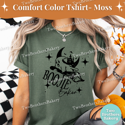 Boojie Baker Halloween Shirt, Ghost Baking Tee, Spooky Baker Gift, Cute Witchy Fall Baking T-Shirt, Halloween Baking Tee, Boojee Ghost