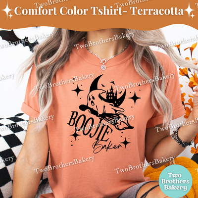 Boojie Baker Halloween Shirt, Ghost Baking Tee, Spooky Baker Gift, Cute Witchy Fall Baking T-Shirt, Halloween Baking Tee, Boojee Ghost