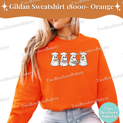 Macaron Ghost Baking Sweatshirt, Halloween Baking Crewneck, Spooky Ghost Bakers, Fall Baking Sweatshirt, Macaron Baking Sweatshirt, Cookier