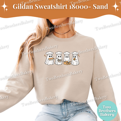 Cookie Ghost Baking Sweatshirt, Halloween Baking Crewneck, Spooky Ghost Bakers, Fall Baking Sweatshirt, Cookie Baking Sweatshirt, Cookier