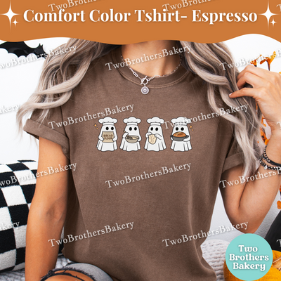 Sourdough Ghost Baking Shirt, Cute Halloween Tee, Sourdough Ghosts, Spooky Baker Tee, Ghost Kitchen Crew, Fall Baking T-Shirt
