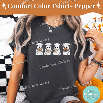 Sourdough Ghost Baking Shirt, Cute Halloween Tee, Sourdough Ghosts, Spooky Baker Tee, Ghost Kitchen Crew, Fall Baking T-Shirt