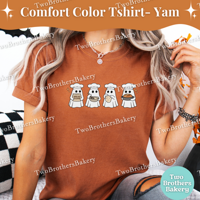Sourdough Ghost Baking Shirt, Cute Halloween Tee, Sourdough Ghosts, Spooky Baker Tee, Ghost Kitchen Crew, Fall Baking T-Shirt