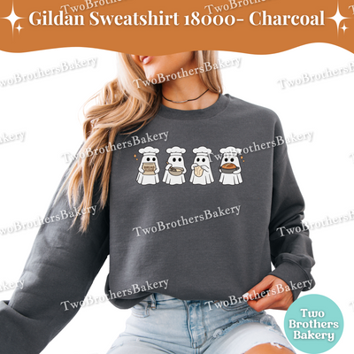 Sourdough Ghost Baking Sweatshirt, Cute Halloween Baking Crewneck, Spooky Ghost Bakers, Fall Baking Sweatshirt, Sourdough Baking Sweatshirt