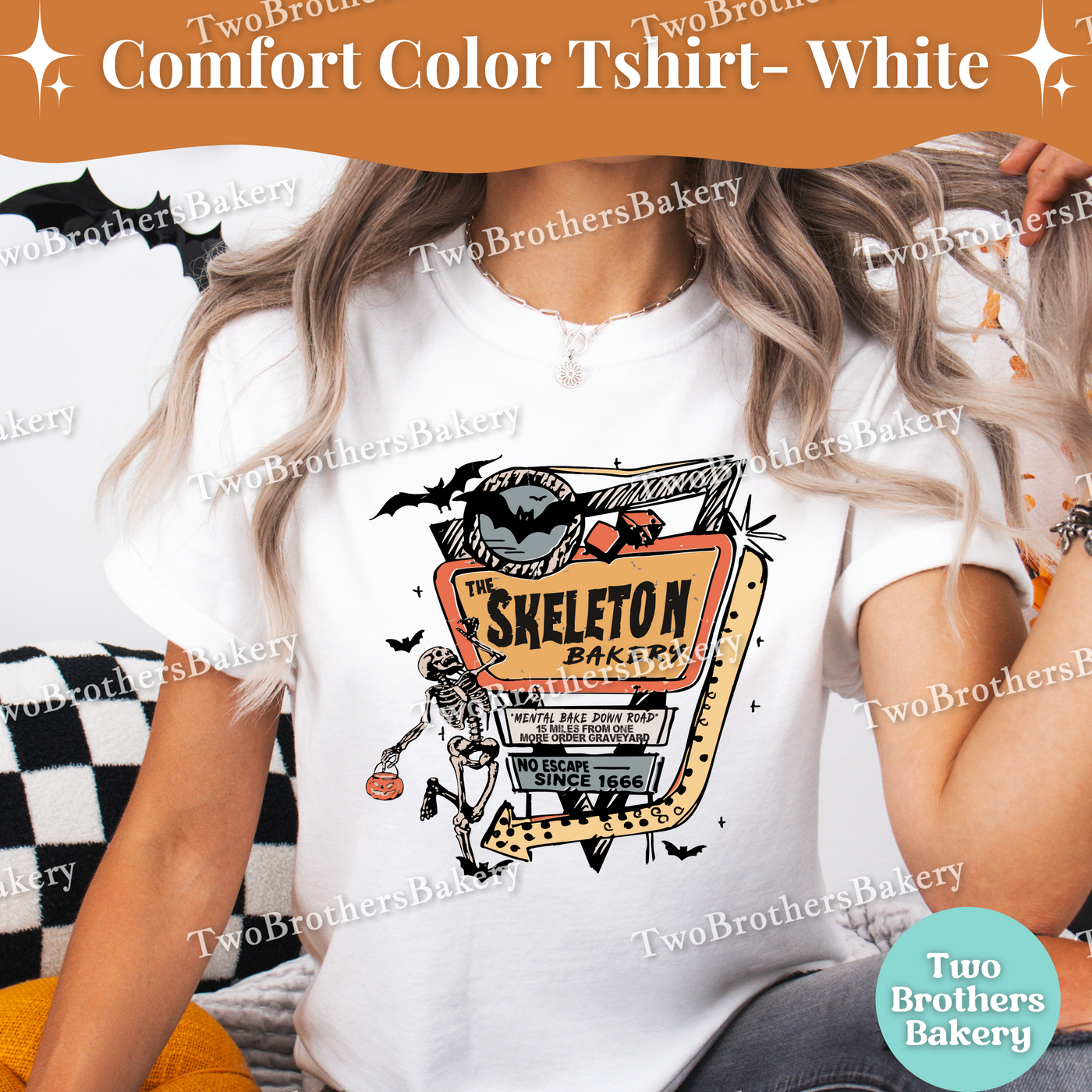 Skeleton Baker, Halloween Baking Tee, Retro Spooky Baker Shirt, Mental Bake Down, Funny Halloween Shirt, T-Shirt for Bakers, Graveyward Tee