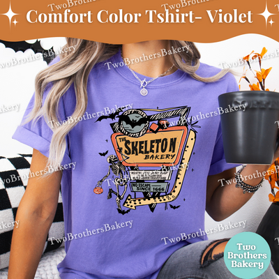 Skeleton Baker, Halloween Baking Tee, Retro Spooky Baker Shirt, Mental Bake Down, Funny Halloween Shirt, T-Shirt for Bakers, Graveyward Tee