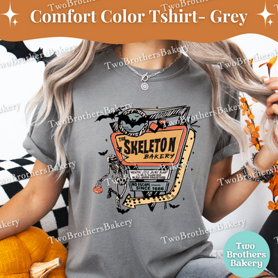 Skeleton Baker, Halloween Baking Tee, Retro Spooky Baker Shirt, Mental Bake Down, Funny Halloween Shirt, T-Shirt for Bakers, Graveyward Tee
