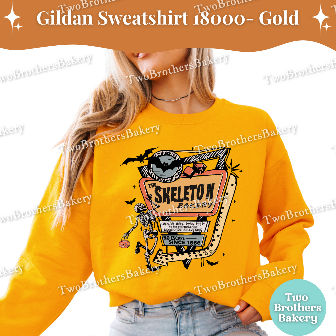Skeleton Bakery Halloween Sweatshirt, Retro Baking Crewneck, Fall Sweater for Bakers, Vintage Halloween Top, Spooky Baker, Halloween Baker