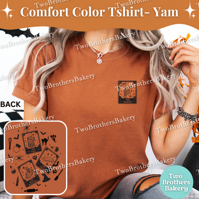 Tarot Card Shirt, Spooky Baker, Tarot Card Baker, Bats Witch Spells Potion Design, Halloween Baking Shirt, Cute Halloween Baking Tee