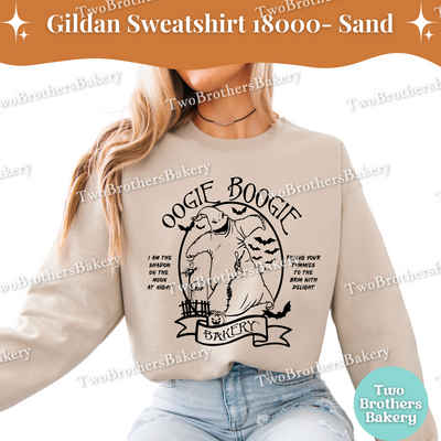 Oogie Boogie Bakery Halloween Sweatshirt, Nightmare Before Christmas Baking Crewneck, Spooky Fall Sweater, Halloween Baking Pullover