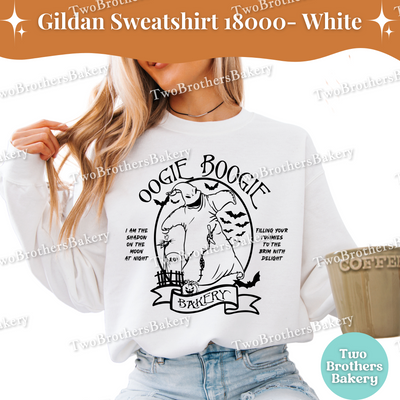 Oogie Boogie Bakery Halloween Sweatshirt, Nightmare Before Christmas Baking Crewneck, Spooky Fall Sweater, Halloween Baking Pullover