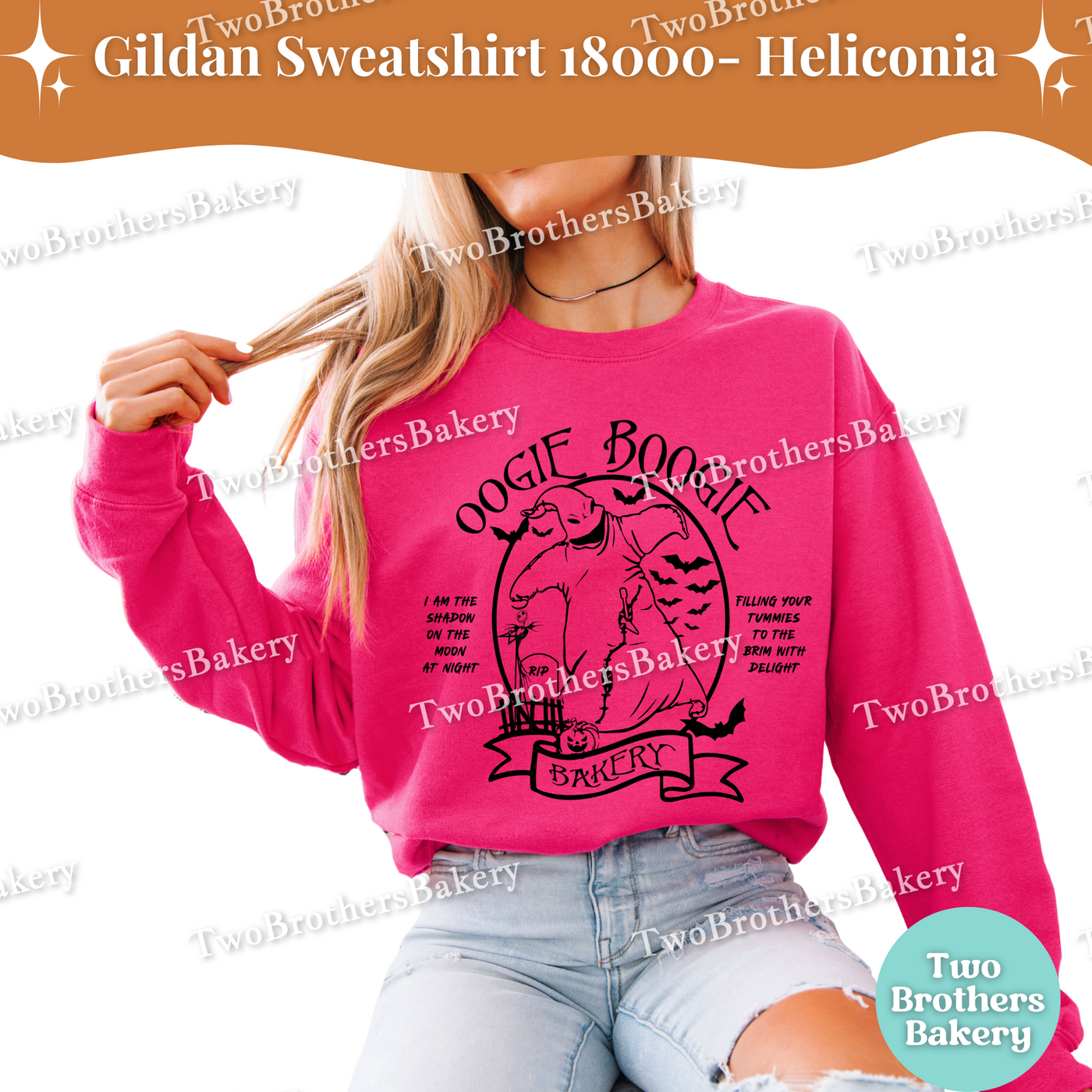 Oogie Boogie Bakery Halloween Sweatshirt, Nightmare Before Christmas Baking Crewneck, Spooky Fall Sweater, Halloween Baking Pullover