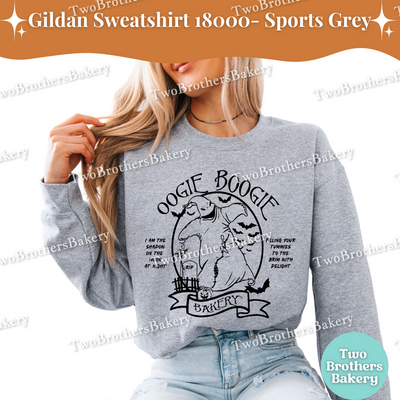Oogie Boogie Bakery Halloween Sweatshirt, Nightmare Before Christmas Baking Crewneck, Spooky Fall Sweater, Halloween Baking Pullover
