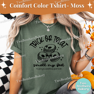 Trick or Treat Smell My Feet, Halloween Baking Tee, Skeleton Ghost Macarons, Spooky Cute Baking Tee, Halloween Macaron Shirt, Spooky Baker