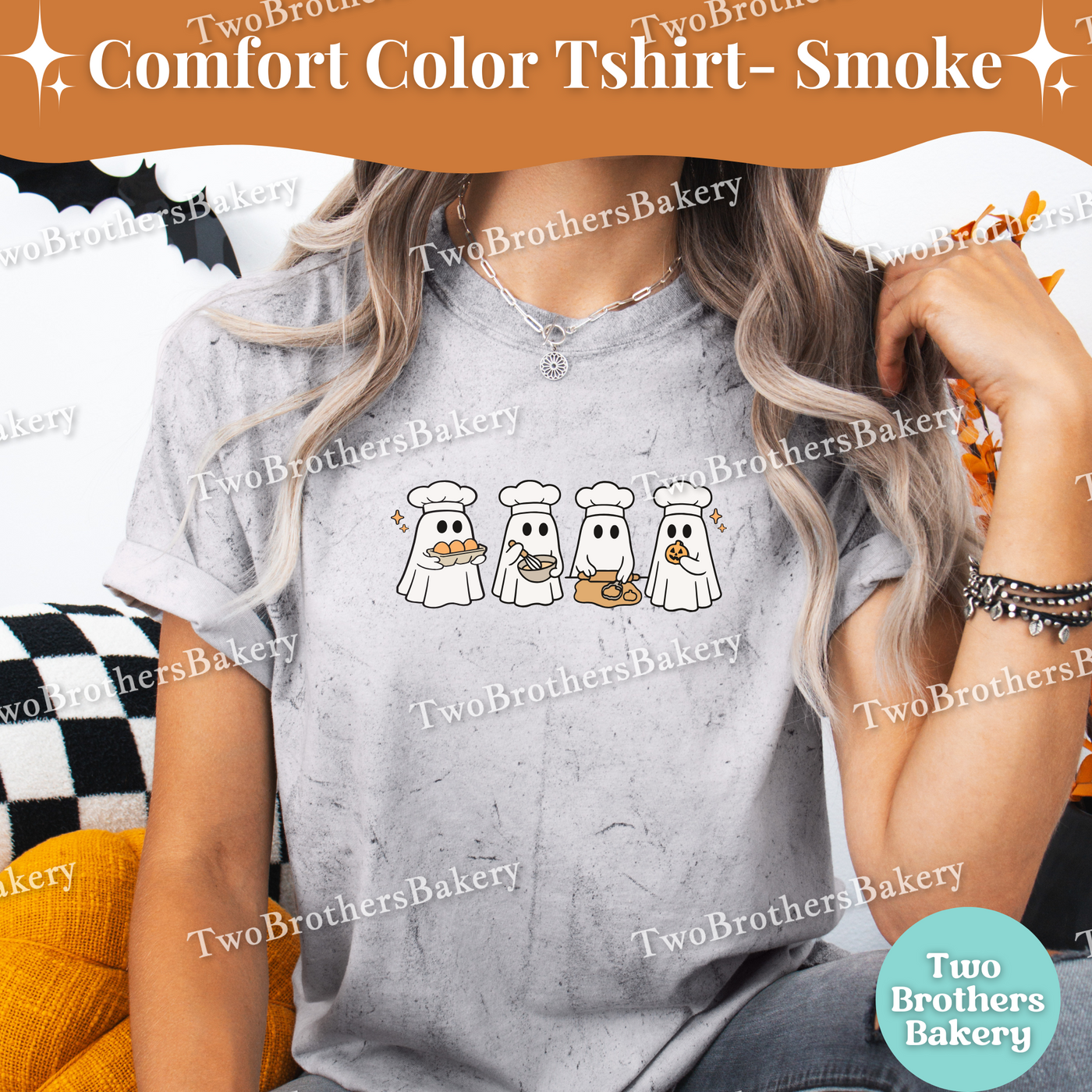 Dont Ghost Your Baker Tee, Funny Halloween Baking Tee, Cottage Bakery, Small Business Tee, Spooky Baker, Ghost Baker, Halloween Baking Shirt
