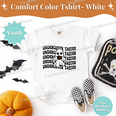 Undercover Taster, Kids Halloween Baking Shirt, Matching Halloween Tees, Kid Baking Shirt, Mommy and Me Halloween Tees, Spooky Baker Kid