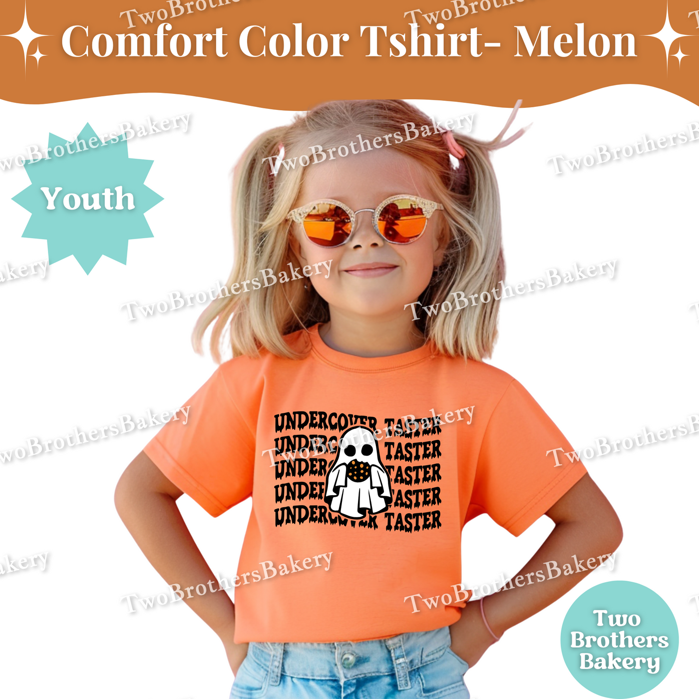 Undercover Taster, Kids Halloween Baking Shirt, Matching Halloween Tees, Kid Baking Shirt, Mommy and Me Halloween Tees, Spooky Baker Kid