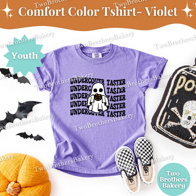Undercover Taster, Kids Halloween Baking Shirt, Matching Halloween Tees, Kid Baking Shirt, Mommy and Me Halloween Tees, Spooky Baker Kid