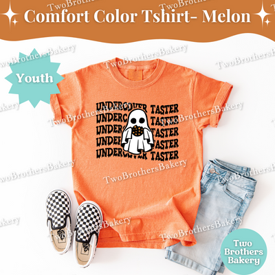Undercover Taster, Kids Halloween Baking Shirt, Matching Halloween Tees, Kid Baking Shirt, Mommy and Me Halloween Tees, Spooky Baker Kid