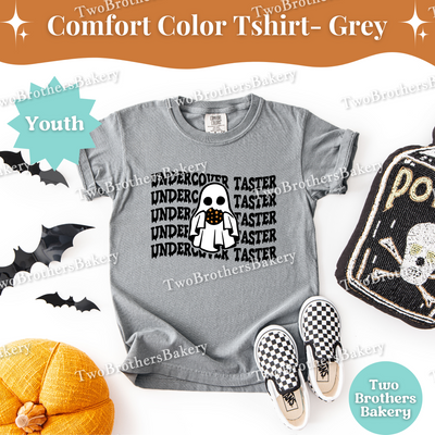 Undercover Taster, Kids Halloween Baking Shirt, Matching Halloween Tees, Kid Baking Shirt, Mommy and Me Halloween Tees, Spooky Baker Kid