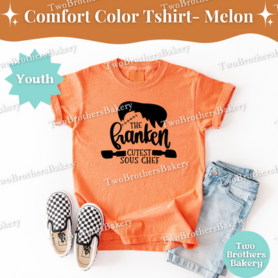 Frankenstein Kid Tee, Cutest Sous Chef, Kids Halloween Baking Shirt, Spooky Kid Baker, Halloween Baking Tee for Kids, Cute Halloween Kid Tee