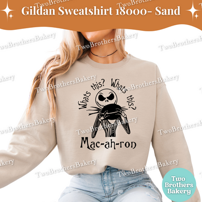 Nightmare Before Christmas Sweatshirt, Macaron Baking Halloween Sweater, Spooky Christmas Baker, Jack Skellington Sweater, Spooky Baker