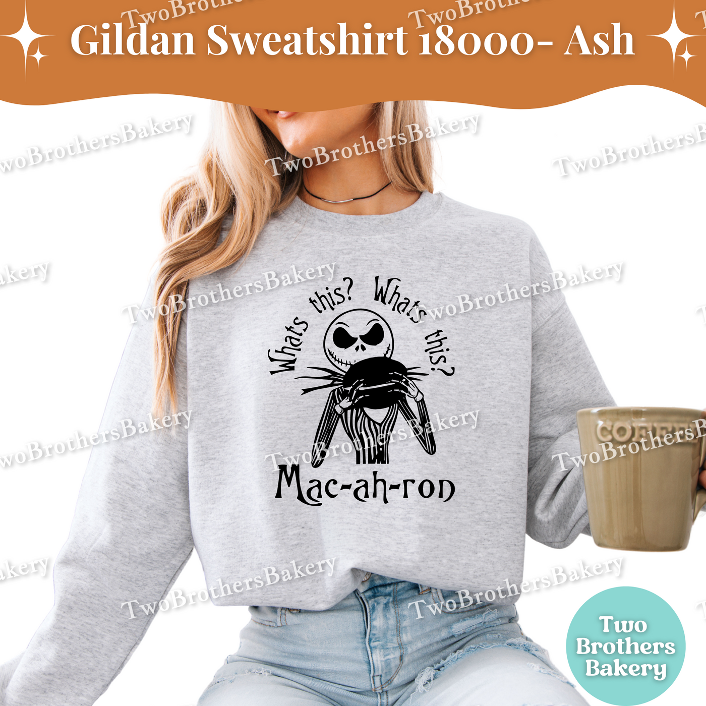 Nightmare Before Christmas Sweatshirt, Macaron Baking Halloween Sweater, Spooky Christmas Baker, Jack Skellington Sweater, Spooky Baker