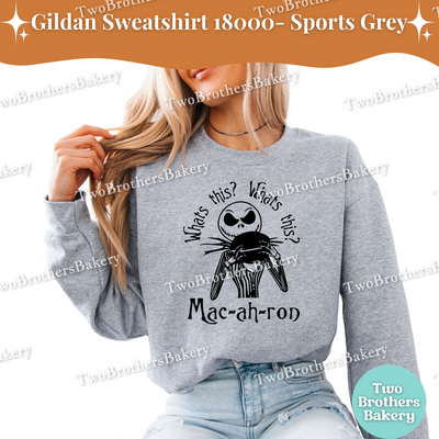 Nightmare Before Christmas Sweatshirt, Macaron Baking Halloween Sweater, Spooky Christmas Baker, Jack Skellington Sweater, Spooky Baker