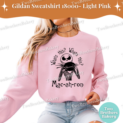 Nightmare Before Christmas Sweatshirt, Macaron Baking Halloween Sweater, Spooky Christmas Baker, Jack Skellington Sweater, Spooky Baker