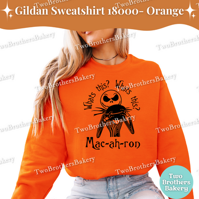 Nightmare Before Christmas Sweatshirt, Macaron Baking Halloween Sweater, Spooky Christmas Baker, Jack Skellington Sweater, Spooky Baker