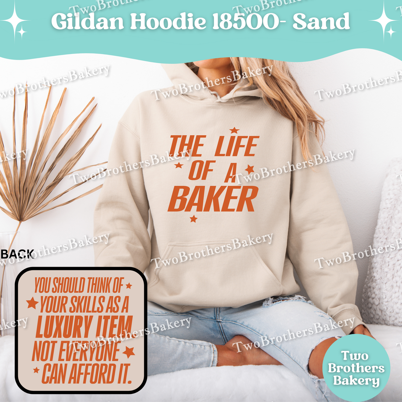 The Life Of A Baker Hoodie, TS Inspired Baking Hoodie, Gildan 18500 Unisex Sweatshirt, Funny Baking Hoodie, Swiftie Quote, Gift for Bakers